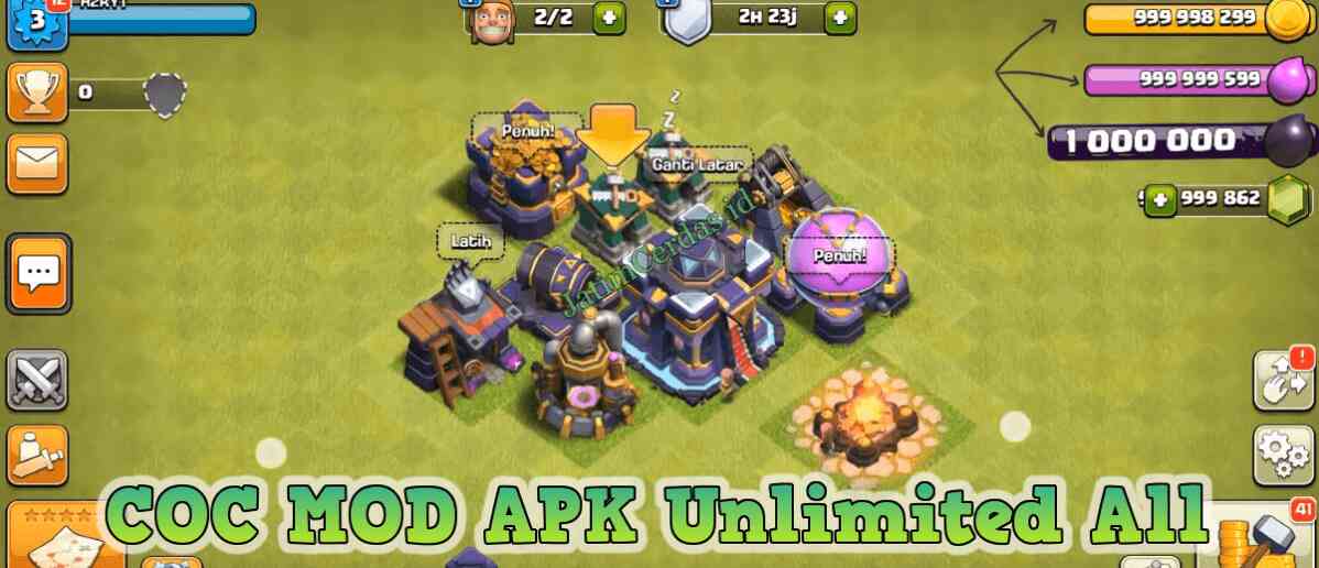 Download COC Mod Apk 2023 Unlimited All Gems Clash Of Clans